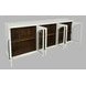 Archdale White 6 Glass Door Sideboard