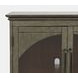 Archdale Gray 2 Glass Door Accent Storage Cabinet