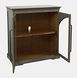 Archdale Gray 2 Glass Door Accent Storage Cabinet