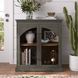 Archdale Gray 2 Glass Door Accent Storage Cabinet