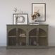 Archdale Gray 4 Glass Door Sideboard
