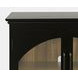 Archdale Black 2 Glass Door Accent Storage Cabinet