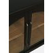 Archdale Black 6 Glass Door Sideboard