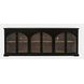 Archdale Black 6 Glass Door Sideboard