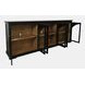 Archdale Black 6 Glass Door Sideboard