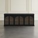 Archdale Black 6 Glass Door Sideboard