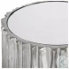 Aeris Dark Nickel Mirrored Top Drink Table