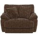 Jaden Cocoa Upholstered Chair and A Half with Pillows