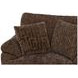 Jaden Cocoa Upholstered Chair and A Half with Pillows