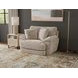 Jaden Steel Upholstered Chair and A Half with Pillows