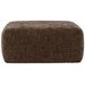 Jaden Cocoa Upholstered Square Cocktail Ottoman