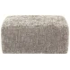 Jaden Steel Upholstered Square Cocktail Ottoman