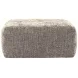 Jaden Steel Upholstered Square Cocktail Ottoman