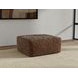 Jaden Cocoa Upholstered Square Cocktail Ottoman
