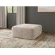 Jaden Steel Upholstered Square Cocktail Ottoman