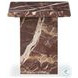Arum Merlot Marble End Table
