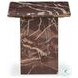 Arum Merlot Marble End Table