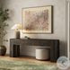 Abaso Ebony Rustic Wormwood Oak 80" Console Table