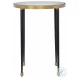 Stiletto Antique Gold Side Table
