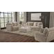 Jaden Steel Upholstered Chair and A Half with Pillows