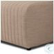Augustine Crypton Nomad Taupe Performance Fabric 82" Dining Banquette