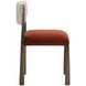 Baymont Meg Rust and Terri Nutmeg Upholstered Dining Chair Set of 2