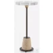 Viking Crystal And Bronze Drink Table