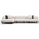 Madera Oatmeal 3 Piece Modular LAF Chaise Sectional with Pillows