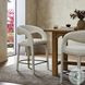Hawkins Omari Natural Performance Fabric Counter Height Stool