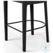 Hawkins FIQA Boucle Charcoal Performance Fabric Bar Stool