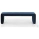 Augustine Sapphire Navy 61" Accent Bench