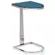 Signature Designs Aquamarine And Polished Stainless Steel Placido Spot Table