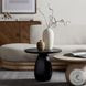 Merla Black Wash Ash Wood End Table