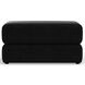 Eagan Black Upholstered Rectangular Ottoman