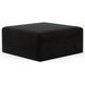 Eagan Black Upholstered Rectangular Cocktail Ottoman
