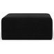 Eagan Black Upholstered Rectangular Cocktail Ottoman