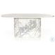 Oranda Polished White Marble Dining Table