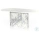 Oranda Polished White Marble Dining Table