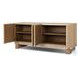 Hatch Natural Raffia 4 Door Sideboard