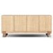 Hatch Natural Raffia 4 Door Sideboard