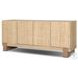 Hatch Natural Raffia 4 Door Sideboard