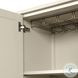 Cressida Ivory Painted Linen 2 Door Bar Cabinet