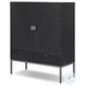Cressida Black Linen 2 Door Bar Cabinet