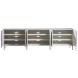 Signature Designs Soft Matte White Bardo Long Media Console