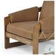 Dustin Palermo Cognac Leather Chair
