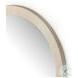 Cressida Ivory Painted Linen Arch Floor Mirror