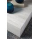 Cassio Creamy White Square Travertine Top Cocktail Table