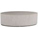 Cassio Creamy White Oval Travertine Top Cocktail Table