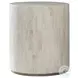 Signature Designs White Cassio Round Drum Table