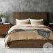 Leo Rustic Grey Queen Panel Bed